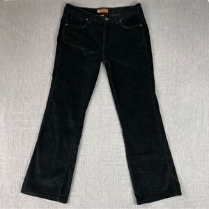 Lee Bootcut Black Corduroy Low Rise Pants EUC Junior Women’s Size 13/14M